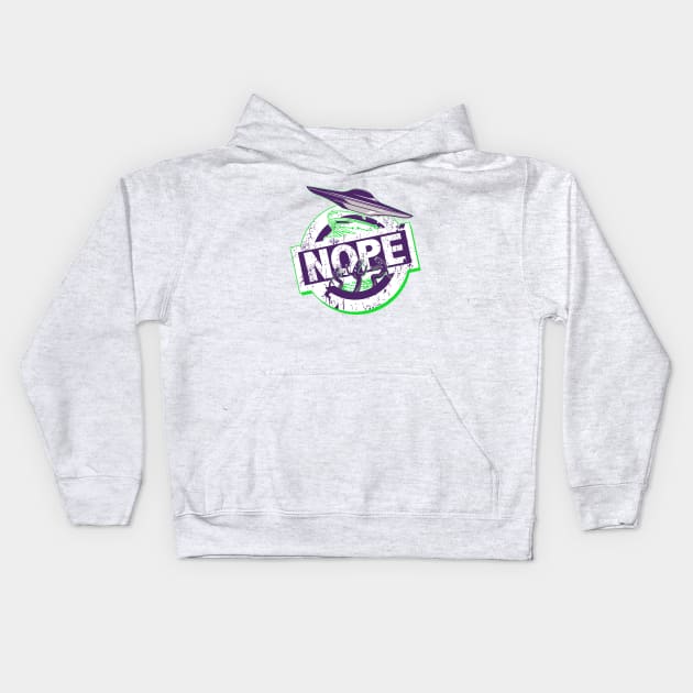 Nope: Not of Planet Earth Kids Hoodie by PalmGallery